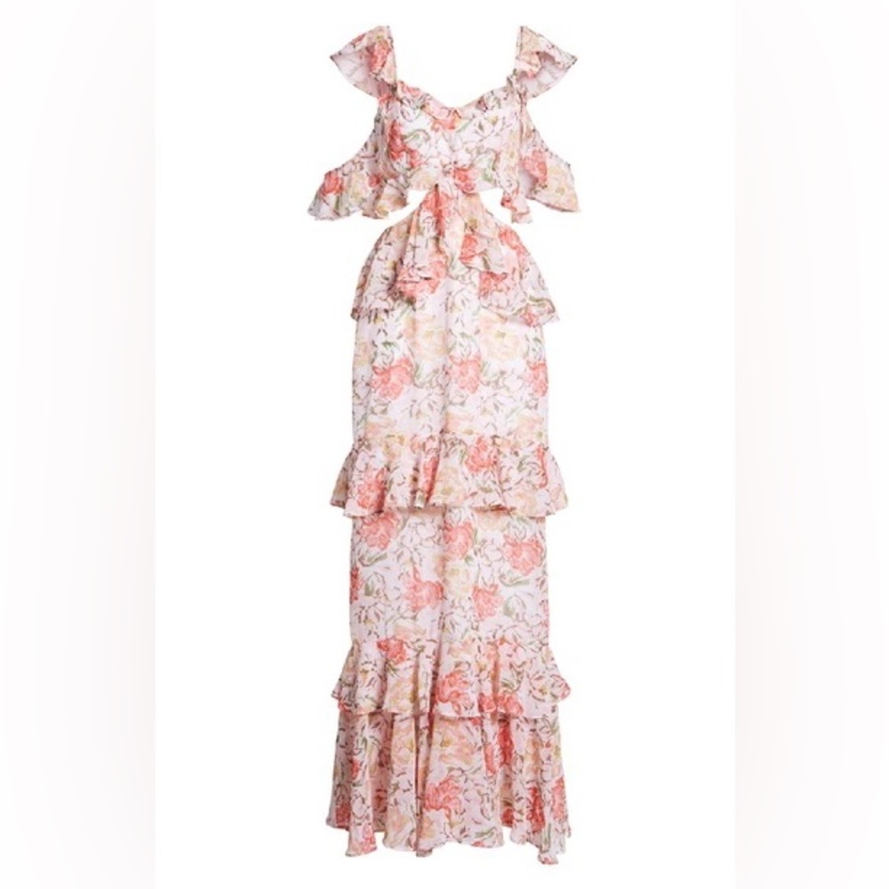 Wayf Milan Cut Out Maxi Dress
